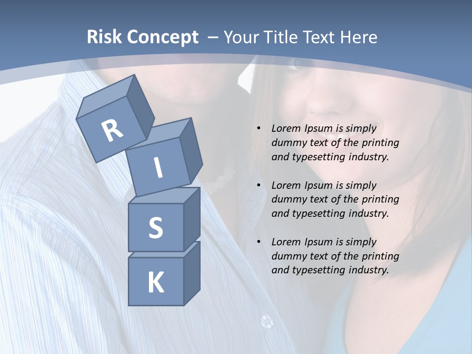 Attractive Young Happy Couple PowerPoint Template