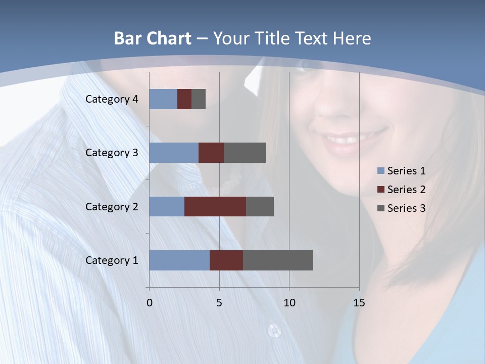 Attractive Young Happy Couple PowerPoint Template