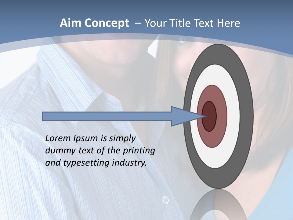 Attractive Young Happy Couple PowerPoint Template