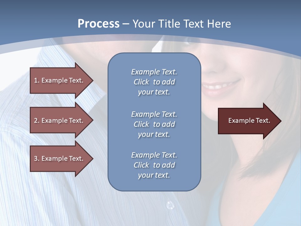 Attractive Young Happy Couple PowerPoint Template