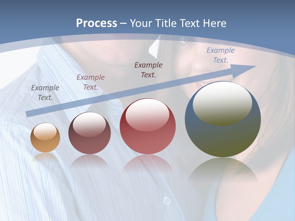 Attractive Young Happy Couple PowerPoint Template