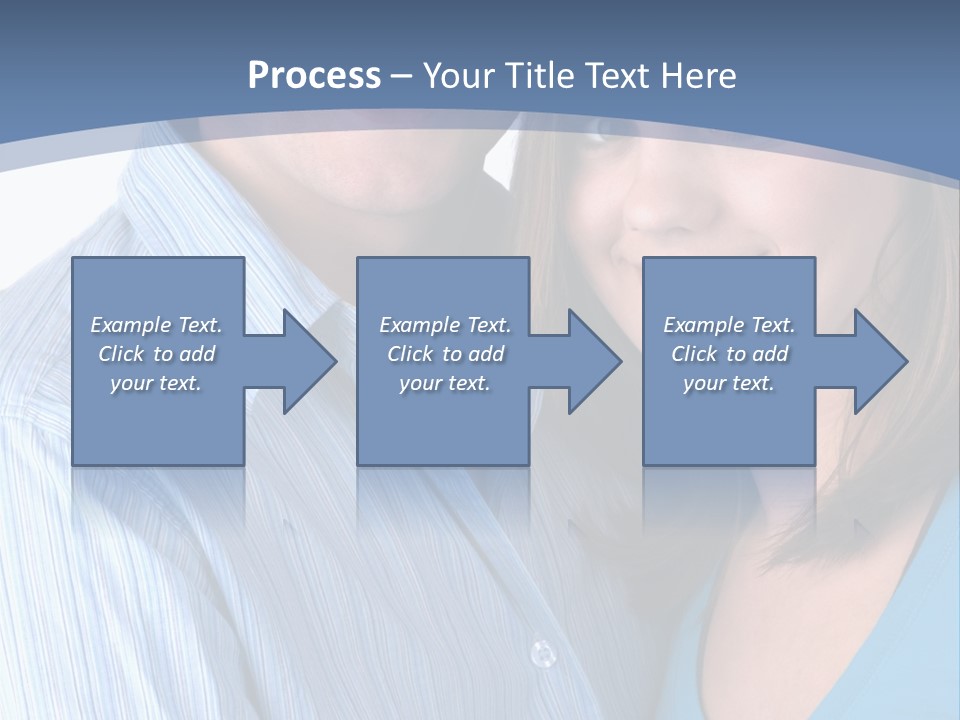 Attractive Young Happy Couple PowerPoint Template