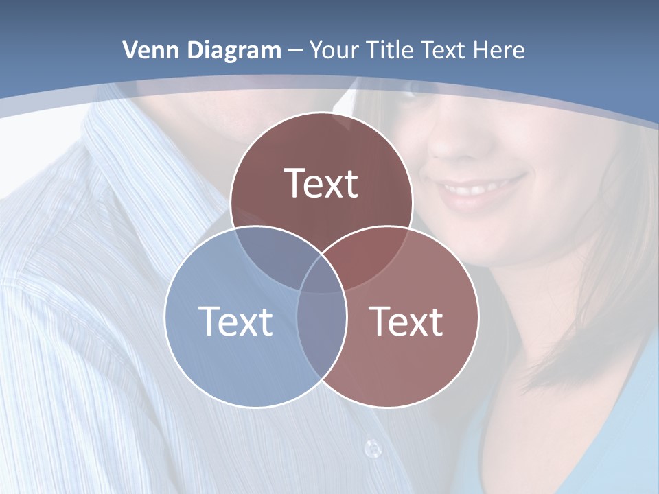 Attractive Young Happy Couple PowerPoint Template