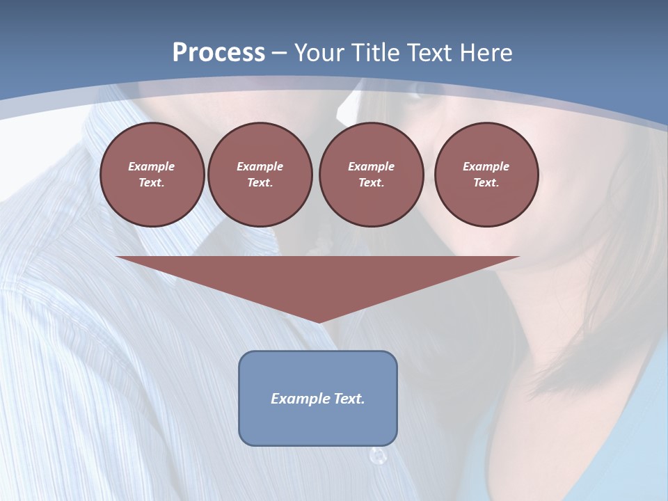 Attractive Young Happy Couple PowerPoint Template