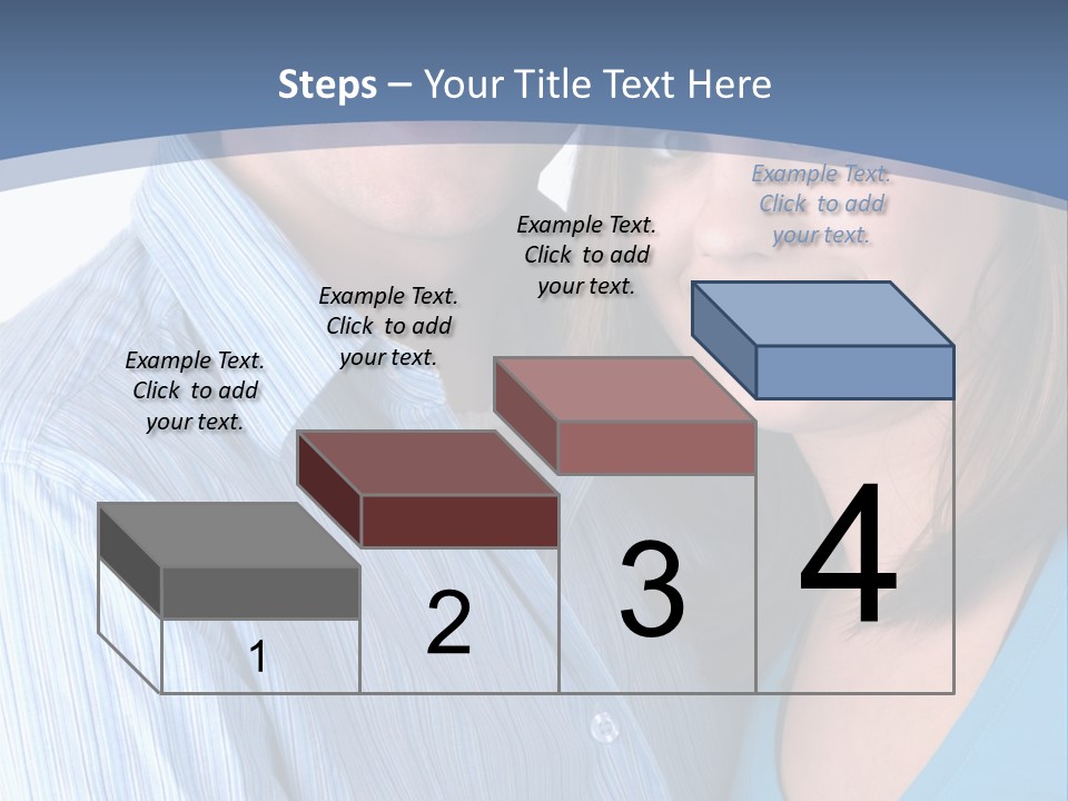 Attractive Young Happy Couple PowerPoint Template