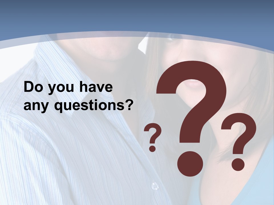 Attractive Young Happy Couple PowerPoint Template