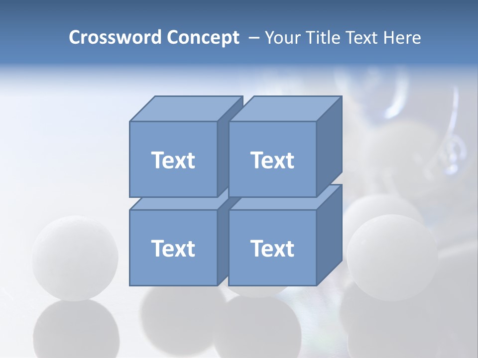 Extreme Macro Of Homeopathic Medications - Small White Balls And The Container PowerPoint Template