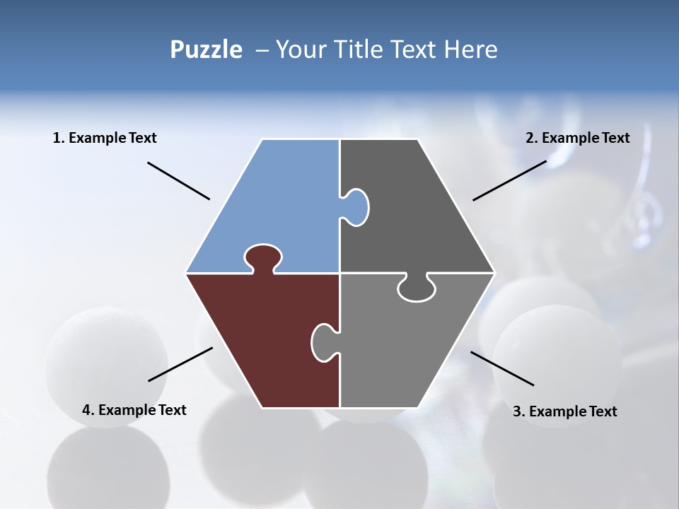 Extreme Macro Of Homeopathic Medications - Small White Balls And The Container PowerPoint Template