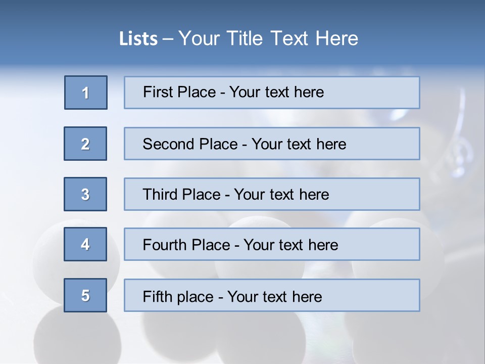 Extreme Macro Of Homeopathic Medications - Small White Balls And The Container PowerPoint Template