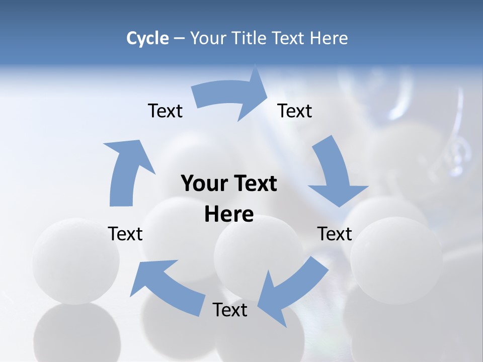 Extreme Macro Of Homeopathic Medications - Small White Balls And The Container PowerPoint Template