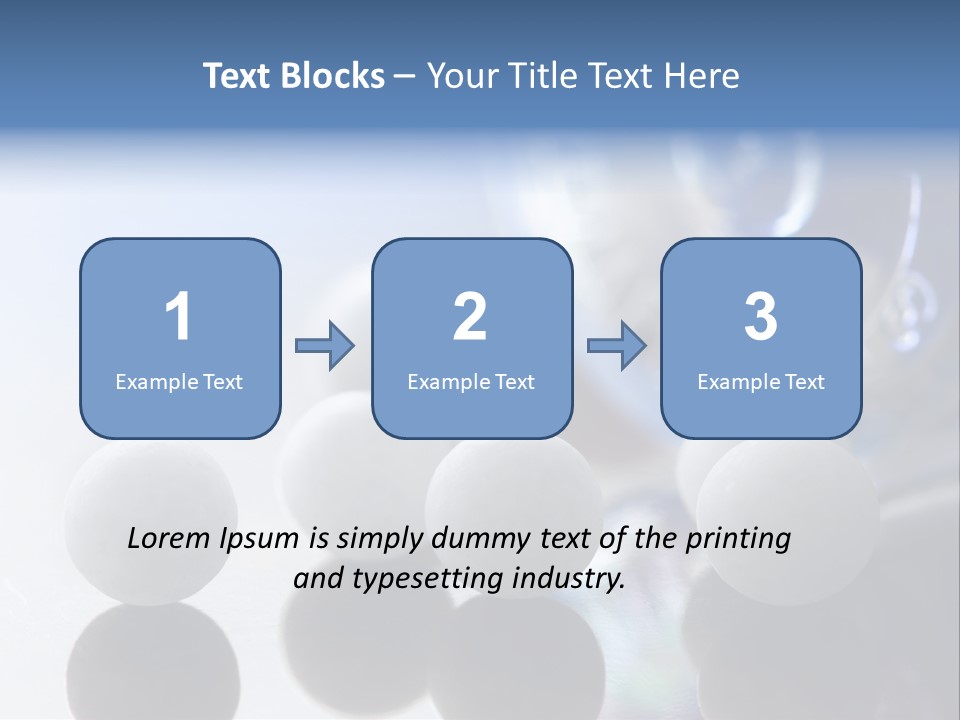 Extreme Macro Of Homeopathic Medications - Small White Balls And The Container PowerPoint Template