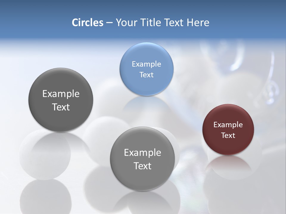 Extreme Macro Of Homeopathic Medications - Small White Balls And The Container PowerPoint Template