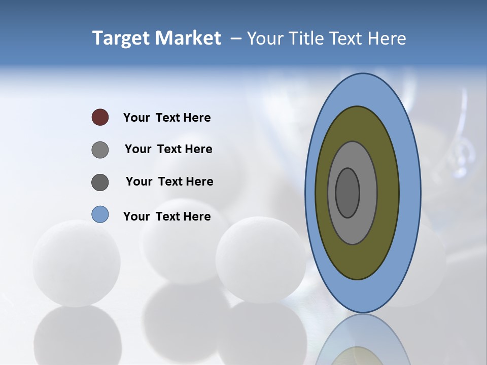 Extreme Macro Of Homeopathic Medications - Small White Balls And The Container PowerPoint Template