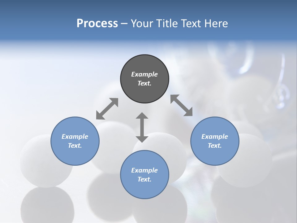 Extreme Macro Of Homeopathic Medications - Small White Balls And The Container PowerPoint Template