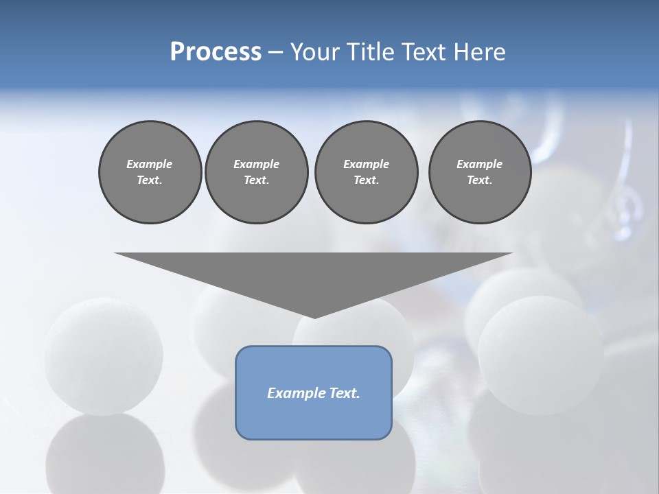 Extreme Macro Of Homeopathic Medications - Small White Balls And The Container PowerPoint Template