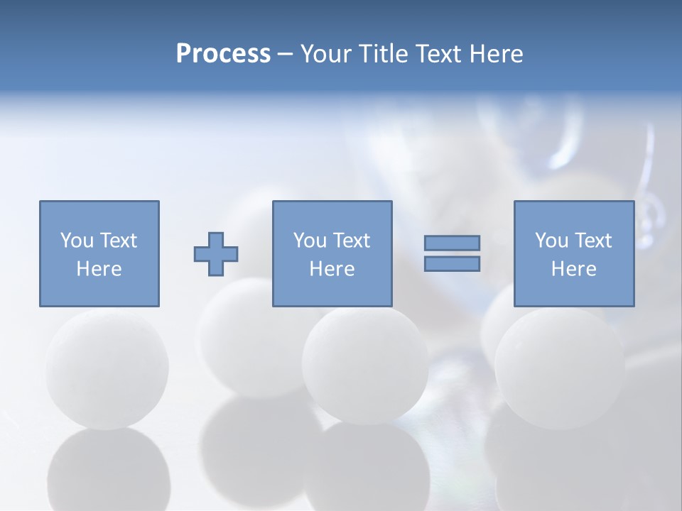 Extreme Macro Of Homeopathic Medications - Small White Balls And The Container PowerPoint Template