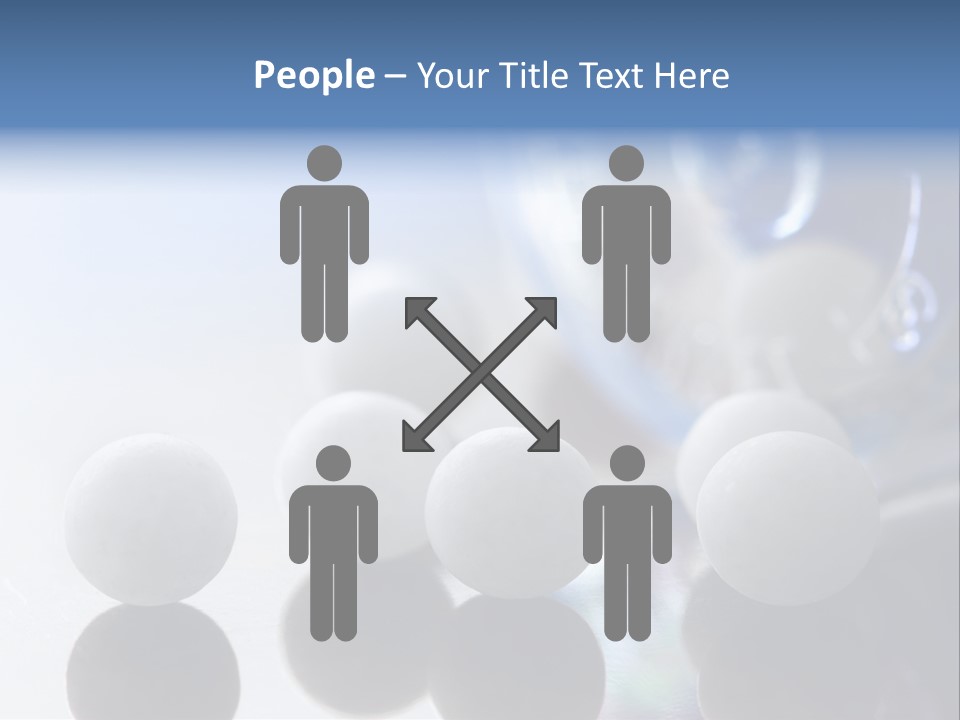 Extreme Macro Of Homeopathic Medications - Small White Balls And The Container PowerPoint Template