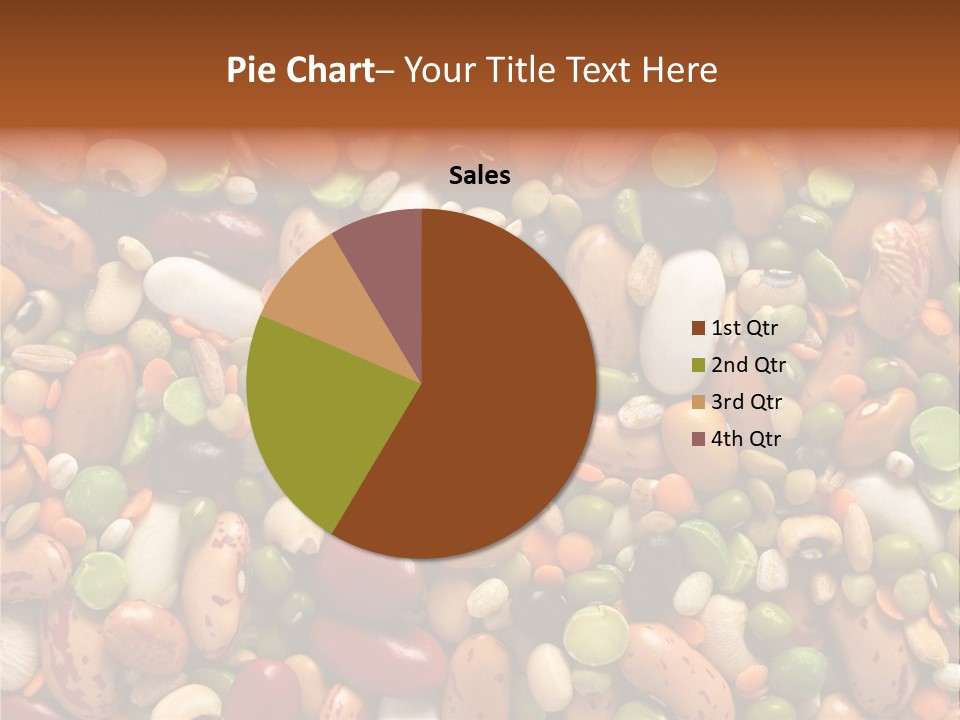 Close-Up Of Dried Legumes And Cereals PowerPoint Template
