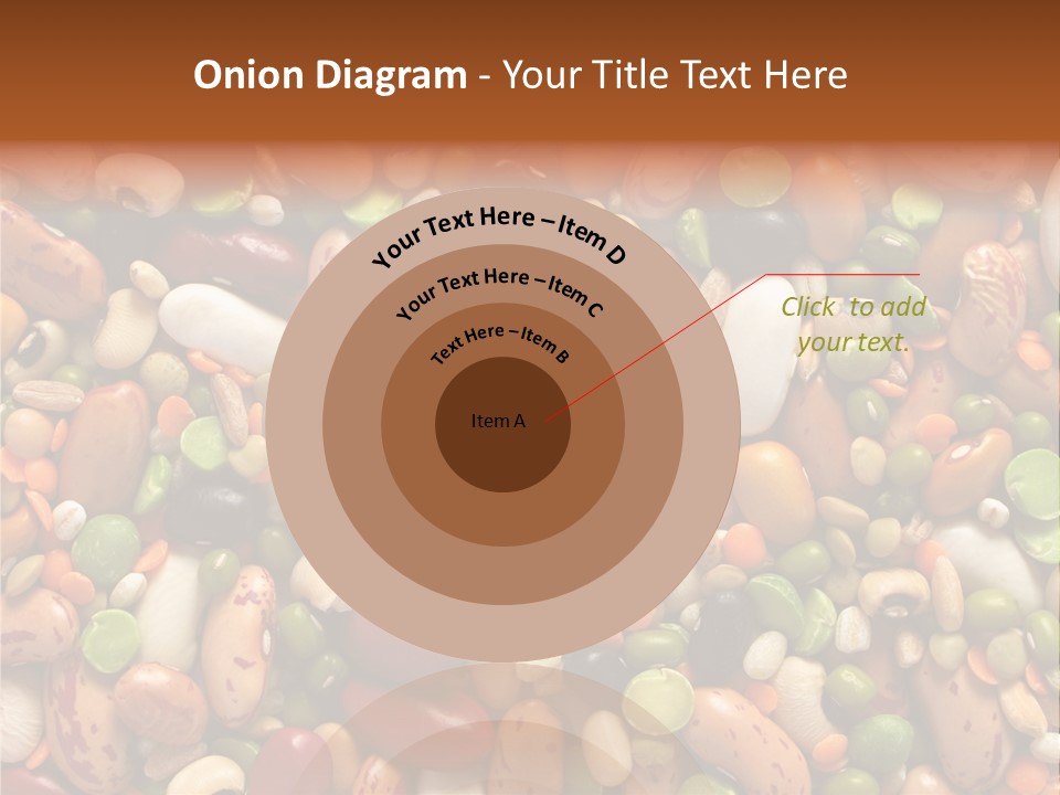 Close-Up Of Dried Legumes And Cereals PowerPoint Template