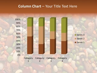 Close-Up Of Dried Legumes And Cereals PowerPoint Template