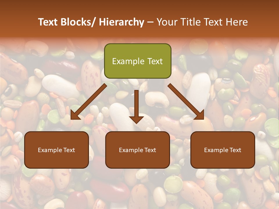Close-Up Of Dried Legumes And Cereals PowerPoint Template