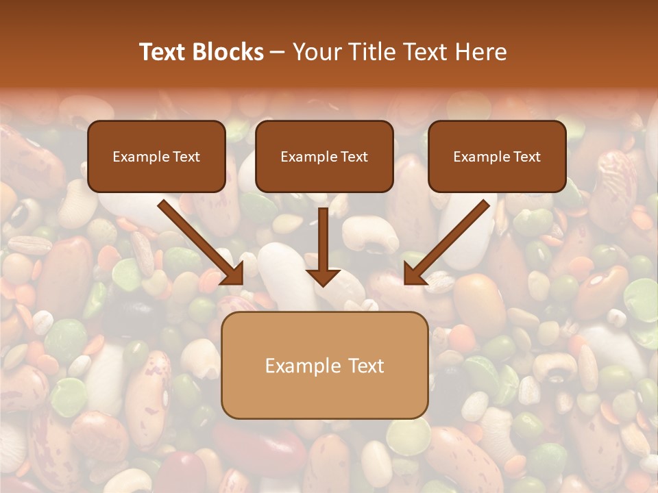 Close-Up Of Dried Legumes And Cereals PowerPoint Template