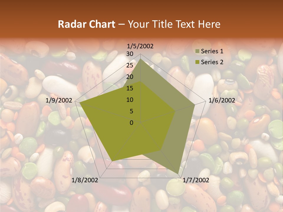 Close-Up Of Dried Legumes And Cereals PowerPoint Template