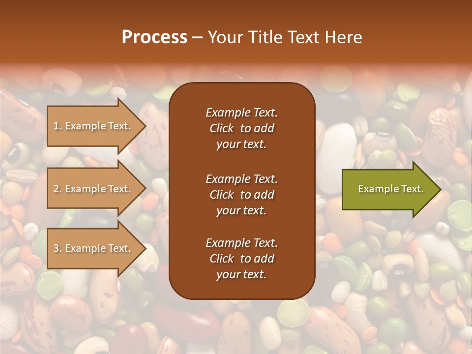 Close-Up Of Dried Legumes And Cereals PowerPoint Template