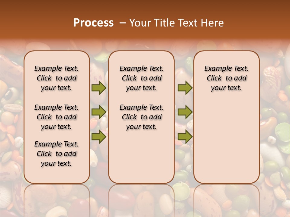 Close-Up Of Dried Legumes And Cereals PowerPoint Template