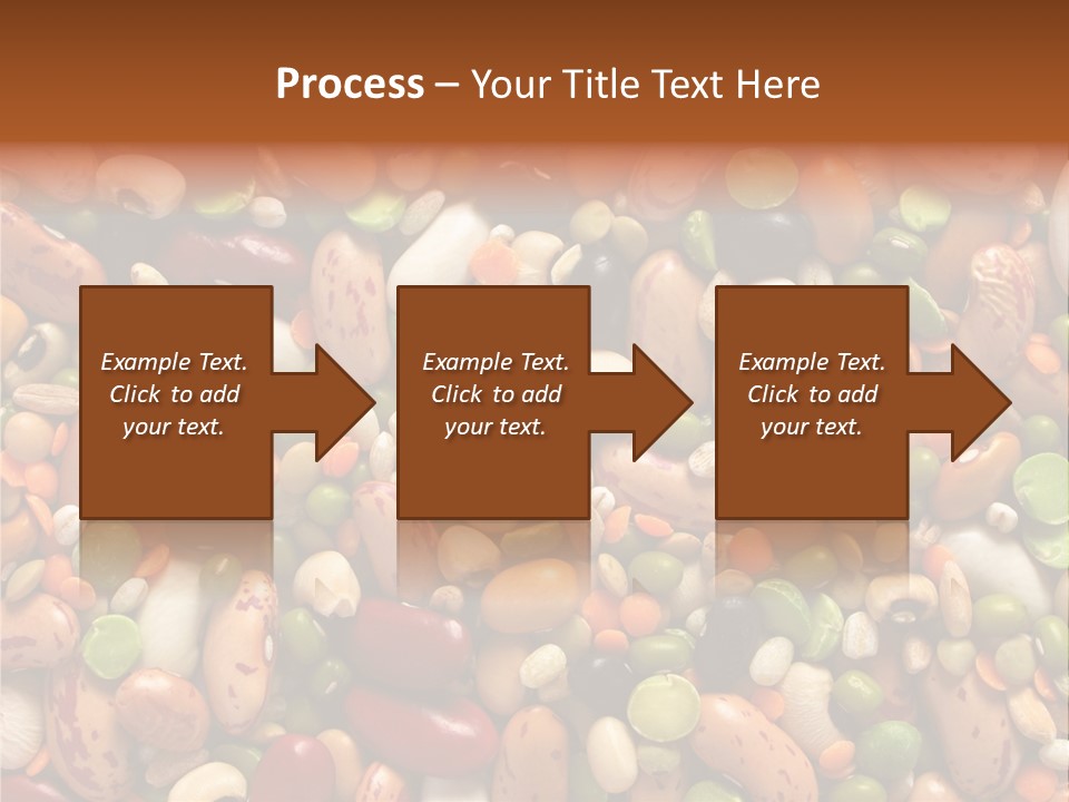 Close-Up Of Dried Legumes And Cereals PowerPoint Template