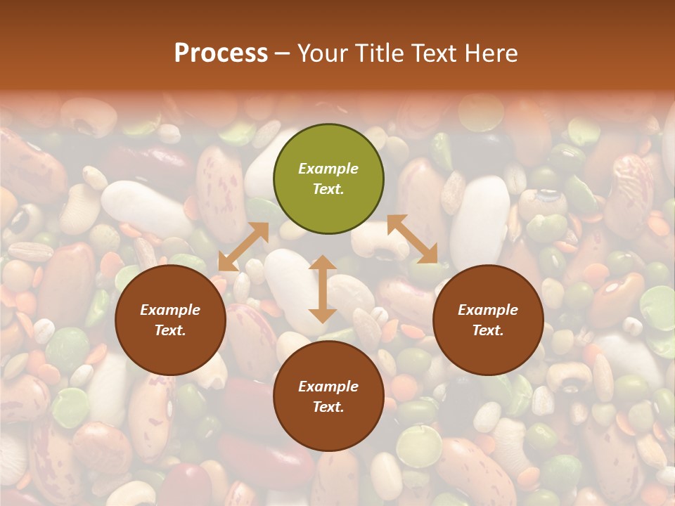 Close-Up Of Dried Legumes And Cereals PowerPoint Template