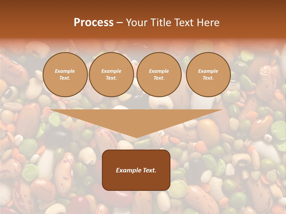 Close-Up Of Dried Legumes And Cereals PowerPoint Template