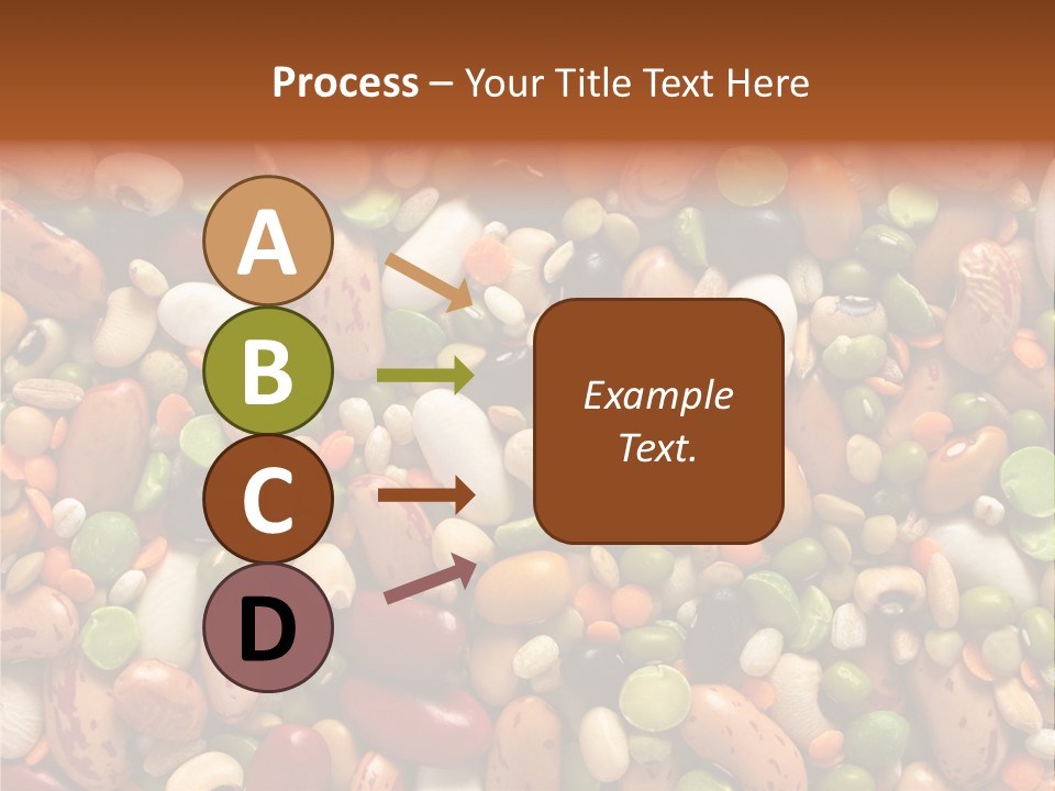 Close-Up Of Dried Legumes And Cereals PowerPoint Template