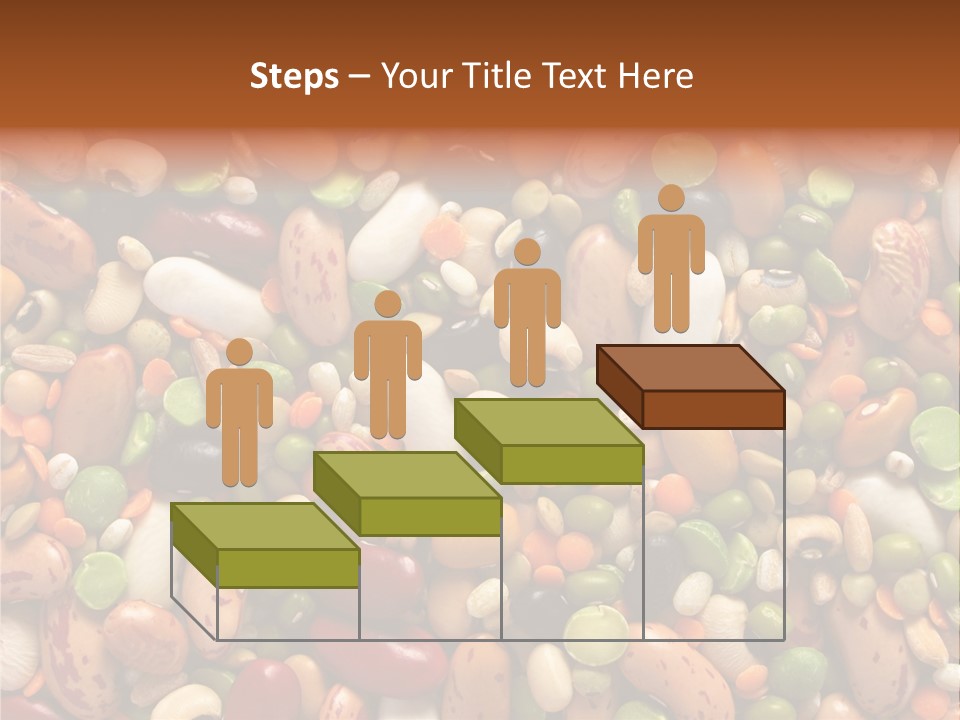 Close-Up Of Dried Legumes And Cereals PowerPoint Template
