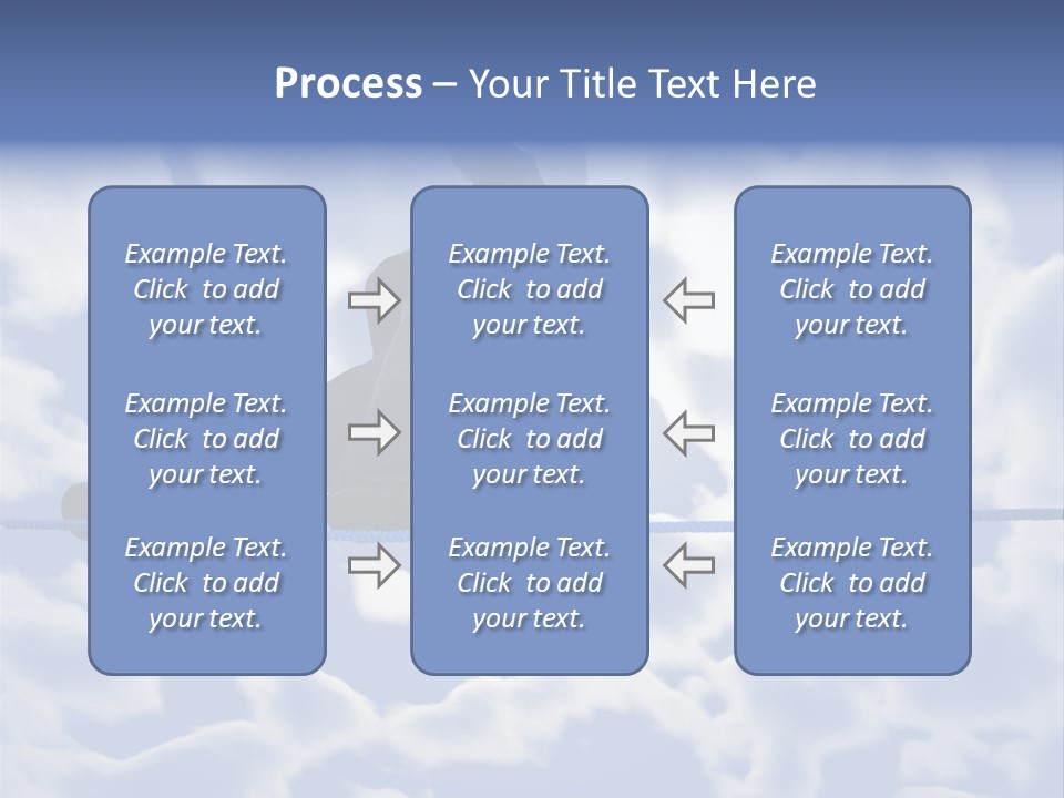 A Man Is Balancing On A Rope With His Hands PowerPoint Template