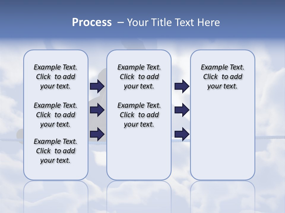 A Man Is Balancing On A Rope With His Hands PowerPoint Template