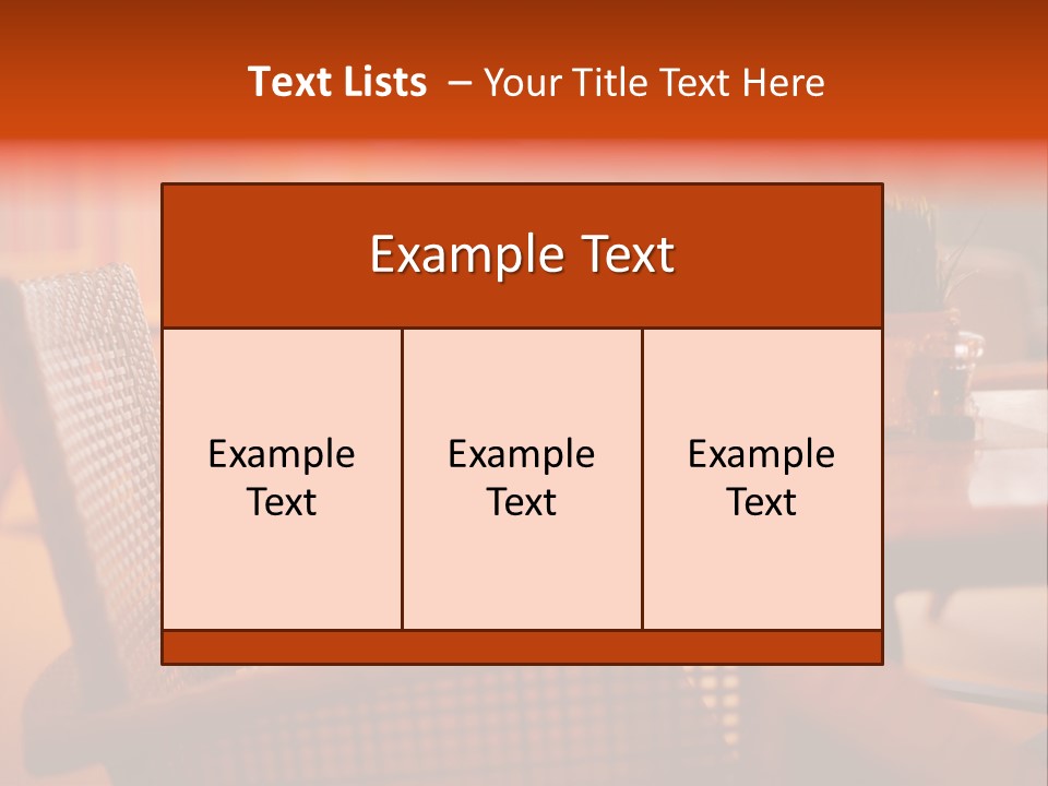 A Table With A Potted Plant On Top Of It PowerPoint Template