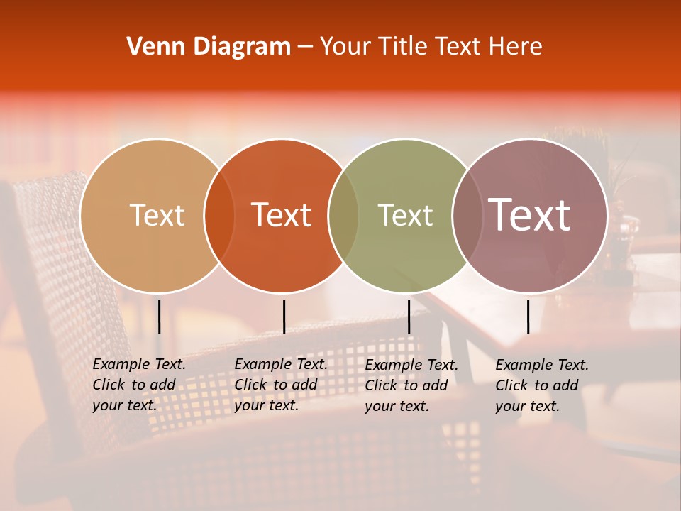 A Table With A Potted Plant On Top Of It PowerPoint Template