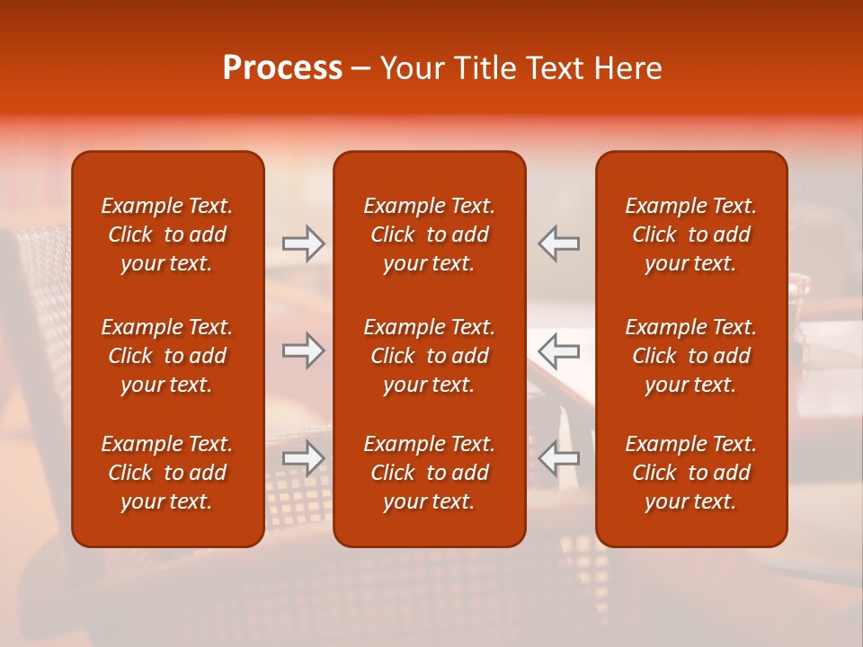 A Table With A Potted Plant On Top Of It PowerPoint Template