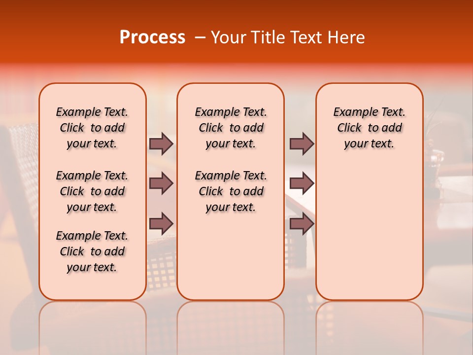 A Table With A Potted Plant On Top Of It PowerPoint Template