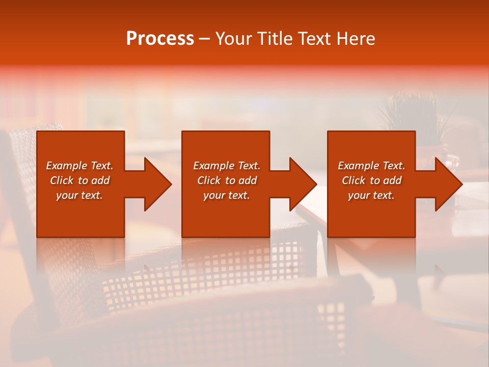 A Table With A Potted Plant On Top Of It PowerPoint Template