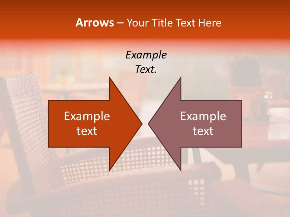 A Table With A Potted Plant On Top Of It PowerPoint Template