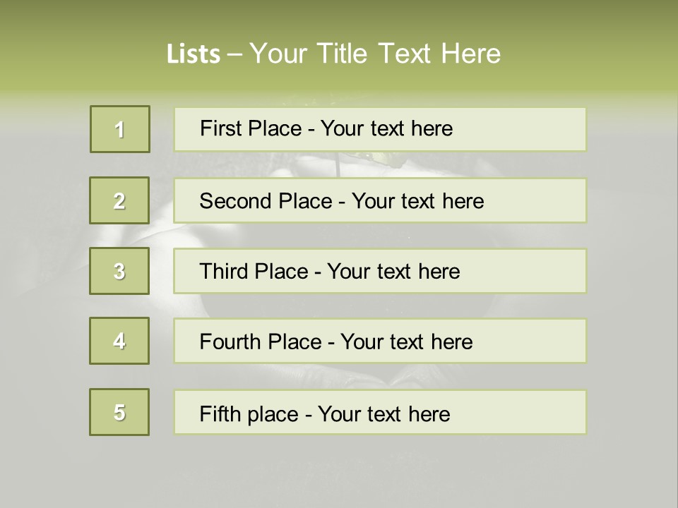Female Careful Hands Gathering Round A Green Plant. Environmental Conceptual Image. Focus On A Plant. PowerPoint Template