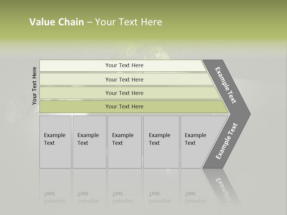 Female Careful Hands Gathering Round A Green Plant. Environmental Conceptual Image. Focus On A Plant. PowerPoint Template