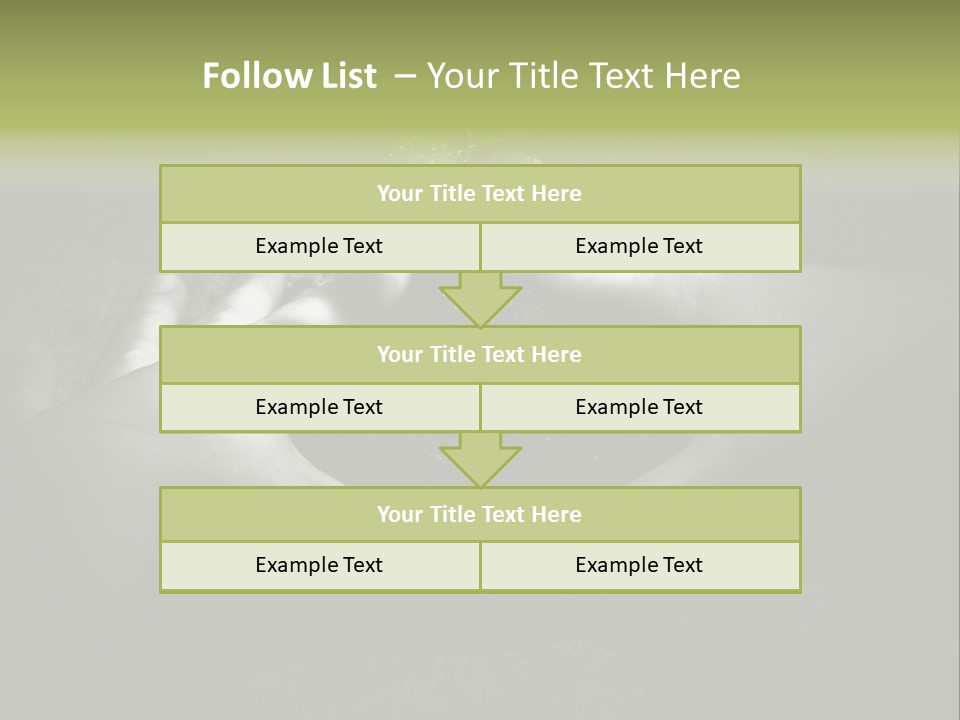 Female Careful Hands Gathering Round A Green Plant. Environmental Conceptual Image. Focus On A Plant. PowerPoint Template