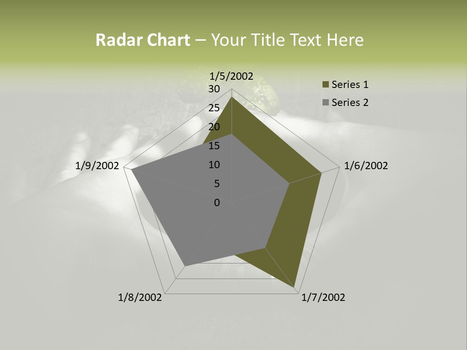 Female Careful Hands Gathering Round A Green Plant. Environmental Conceptual Image. Focus On A Plant. PowerPoint Template