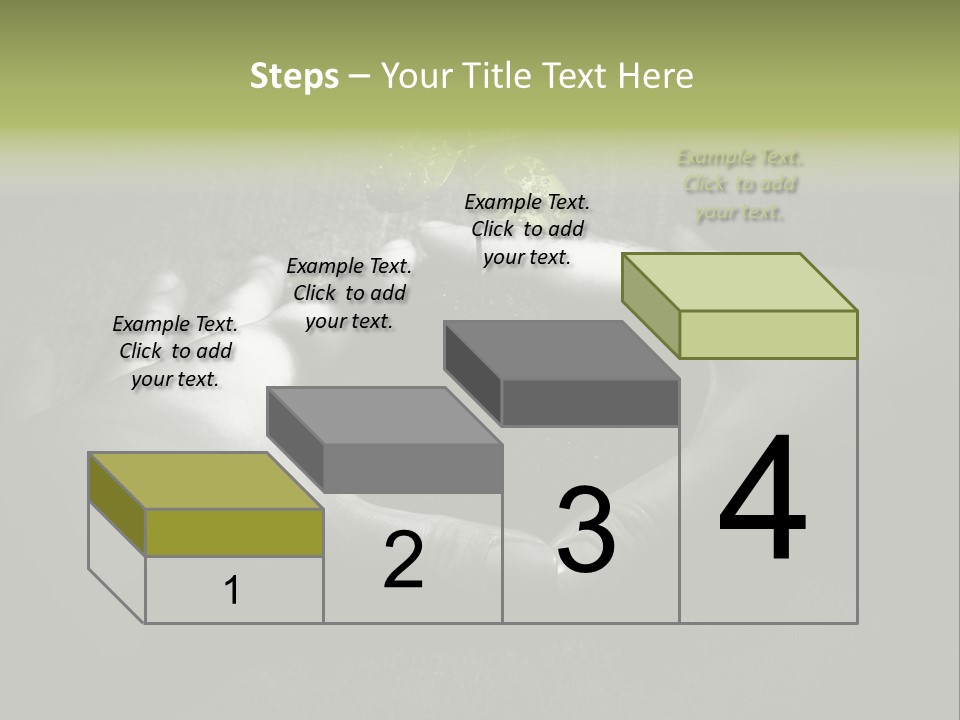 Female Careful Hands Gathering Round A Green Plant. Environmental Conceptual Image. Focus On A Plant. PowerPoint Template