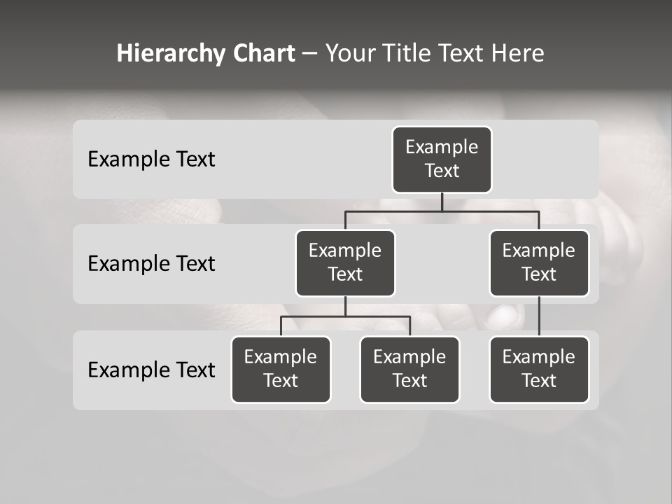 Father Hands Holding Baby's Feet- Sepia Tone, Low Dof PowerPoint Template