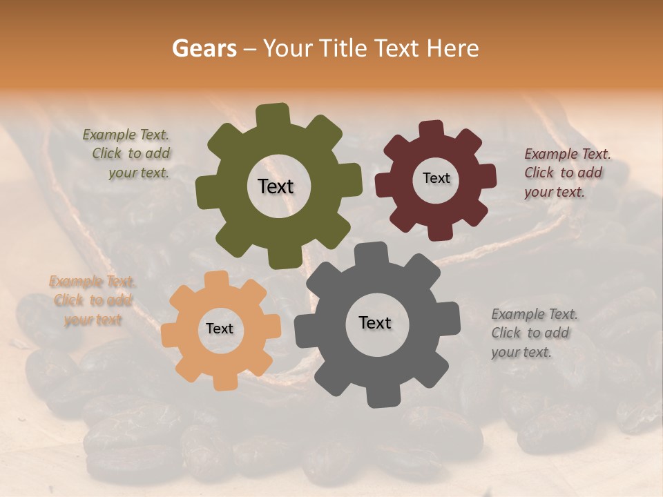 Steel Girder On A Construction Site PowerPoint Template