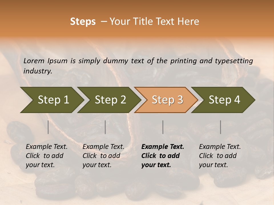 Steel Girder On A Construction Site PowerPoint Template